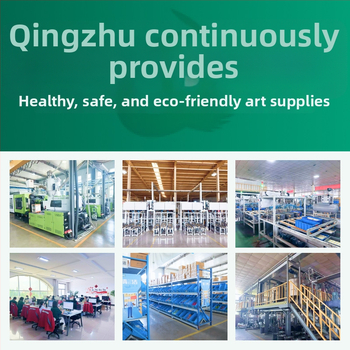 Gouášový farbový set na maľovanie, Green Bamboo, 80 ml, v krabičke, určené pre gouáš