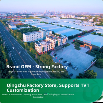 Gouášový farbový set na maľovanie, Green Bamboo, 80 ml, v krabičke, určené pre gouáš