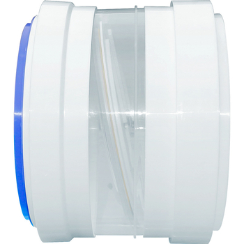 PVC cauruļu atpakaļ plūsmas vārsts virtuves ventilācijas sistēmai, modelis 160/180 PVC caurule vārsts, uzstādīšana tieši vai ar līmi, svars 358 g, zīmols Ninety Thousand Li