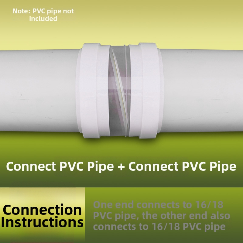 PVC cauruļu atpakaļ plūsmas vārsts virtuves ventilācijas sistēmai, modelis 160/180 PVC caurule vārsts, uzstādīšana tieši vai ar līmi, svars 358 g, zīmols Ninety Thousand Li