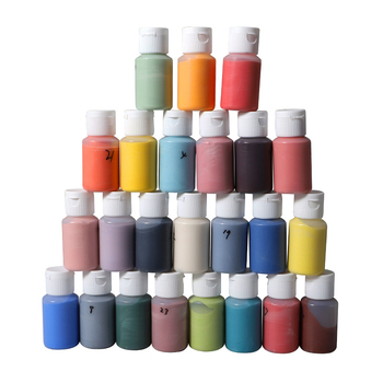 Podglazúrne keramické pigmenty, koncentrované, v fľaštičkách, objem 50, pre keramické glazovanie strednej teploty