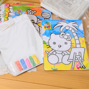 Sada na maľovanie pieskom pre deti, značka Blue Fruit Rabbit, kapacita 1, balenie OPP vrecko, DIY (Použitie: maľovanie pieskom; Značka: Blue Fruit Rabbit; Balenie: OPP vrecko; Kapacita: 1)