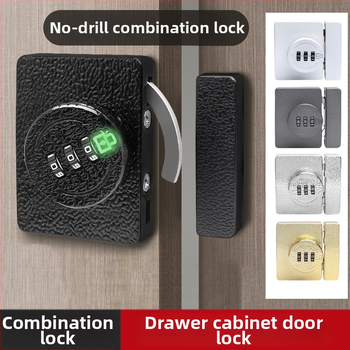 Kappi ukse lukk ilma puurimis, 83-11 kombinatsioonilukk, tsinkisulam, bränd Jiadicheng, sobib kappide ustele ja sahtlitele