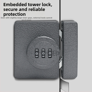 Kappi ukse lukk ilma puurimis, 83-11 kombinatsioonilukk, tsinkisulam, bränd Jiadicheng, sobib kappide ustele ja sahtlitele