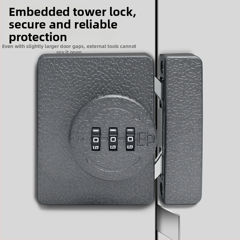 Bez urbuma skapja durvju slēdzene, 83-11 kombinācijas slēdzene, cinka sakausējums, zīmols Jiadicheng, piemērots skapja durvīm un atvilktnēm