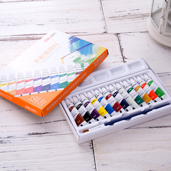 Deli gouache farby set pre vodové maľovanie, Model 73862, Kapacita 5