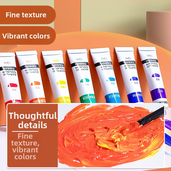 Deli akrylové pigmenty, z polypropylénového materiálu, pre akvarelové maľovanie, pre začiatočníkov, vodeodolné