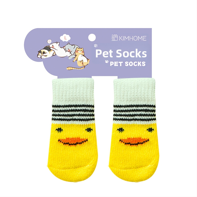 Šunų kojinės ir letenų apsaugos, neslystančios vidaus ir lauko naudojimui, megztas warp mezgimas, jacquard audinys, poliesteris