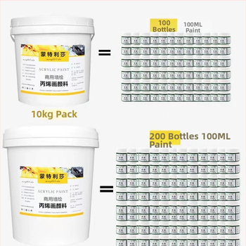 Akrilová farba Monte Lisa na stenové maľby, v krabici, vodeodolná, UV-odolná, svetlo-stála