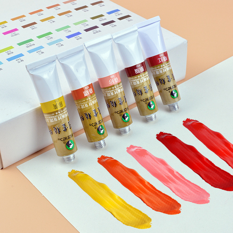 Marley tradičná čínska pigmentová súprava, balenie 24 boxov, pre čínske maľovanie