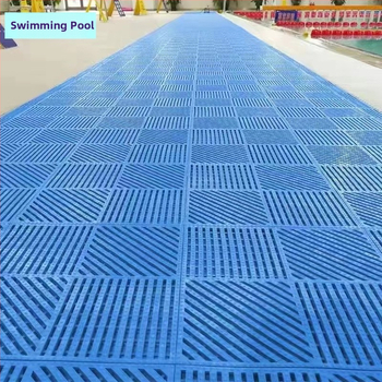 Atsparus slydimui kilimėlis voniai ir dušui - PVC, kvadratinis, vienos spalvos, skalbiamas