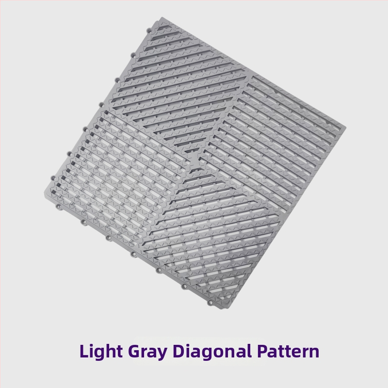 Atsparus slydimui kilimėlis voniai ir dušui - PVC, kvadratinis, vienos spalvos, skalbiamas