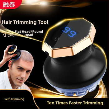 Elektrinis plaukų kirpimo aparatas su įmontuota baterija (brushed motor, nerūdijančio plieno peilis, įmontuota 1200–2000 mAh baterija, veikimo laikas 1–3 valandos, triukšmas 36–45 dB)