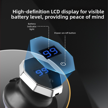 Elektrinis plaukų kirpimo aparatas su įmontuota baterija (brushed motor, nerūdijančio plieno peilis, įmontuota 1200–2000 mAh baterija, veikimo laikas 1–3 valandos, triukšmas 36–45 dB)