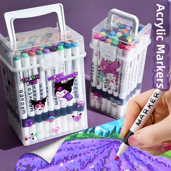 Set akrilnih marker-a za djecu – ne prelijeva kroz papir, višebojni set, pogodan za vrtić i osnovnu školu; Značka: Other