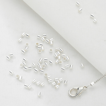 S925 sterling srebrna okrugla cijev za DIY nakit – originalni dizajn, podrijetlo Yiwu, Zhejiang; privatna etiketa dostupna; izdanje ljeto 2024