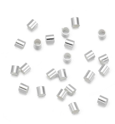 S925 sterling srebrna okrugla cijev za DIY nakit – originalni dizajn, podrijetlo Yiwu, Zhejiang; privatna etiketa dostupna; izdanje ljeto 2024