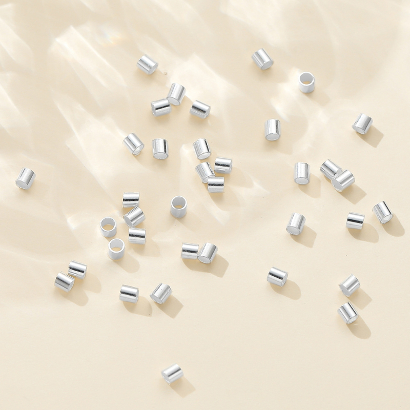 S925 sterling srebrna okrugla cijev za DIY nakit – originalni dizajn, podrijetlo Yiwu, Zhejiang; privatna etiketa dostupna; izdanje ljeto 2024