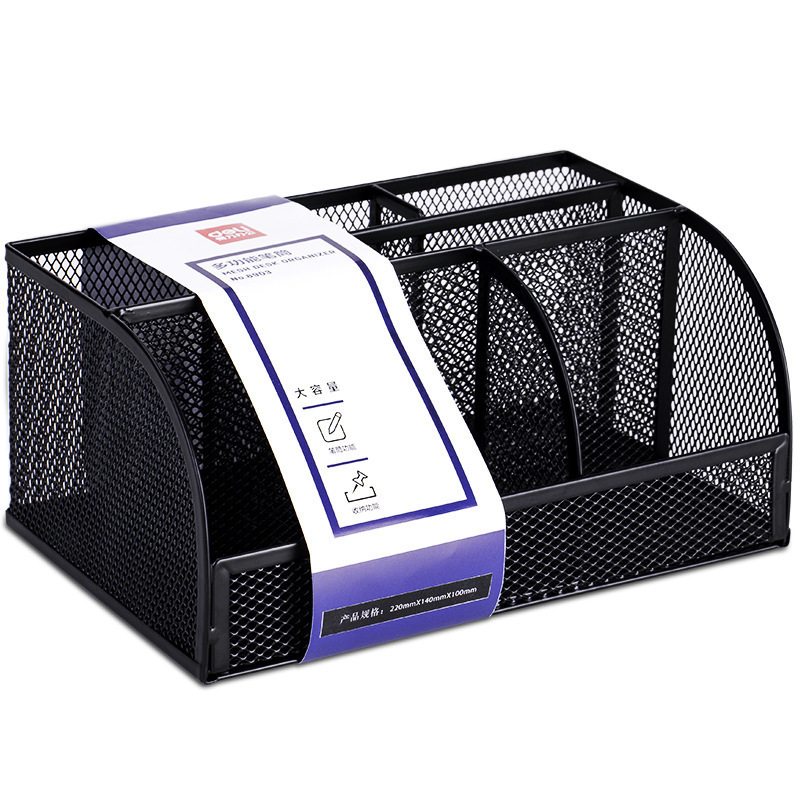 Deli 8903 Метален органайзер за бюро със седем отделения