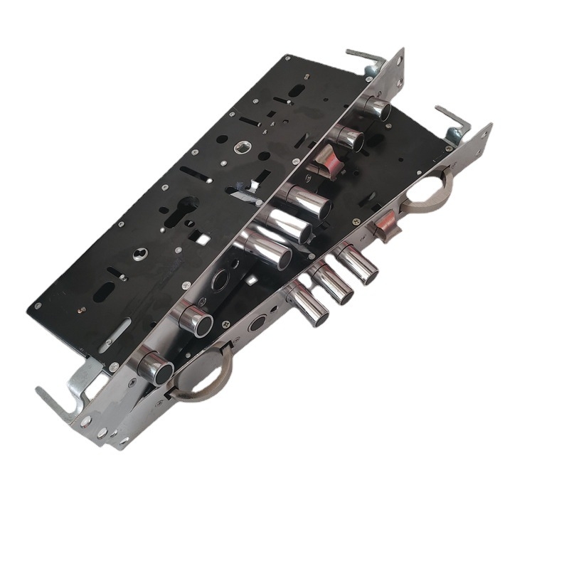 Overlord Lock Body încuietoare cu mâner din oțel inoxidabil pentru uși anti-furt, stil modern minimalist