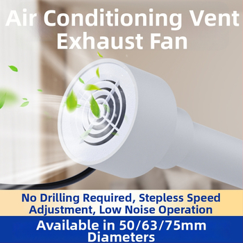 Išmetimo oro keitimo ventiliatorius miegamajam, 12V, 1000W, 50Hz, horizontalis montavimas, išmanusis valdymas