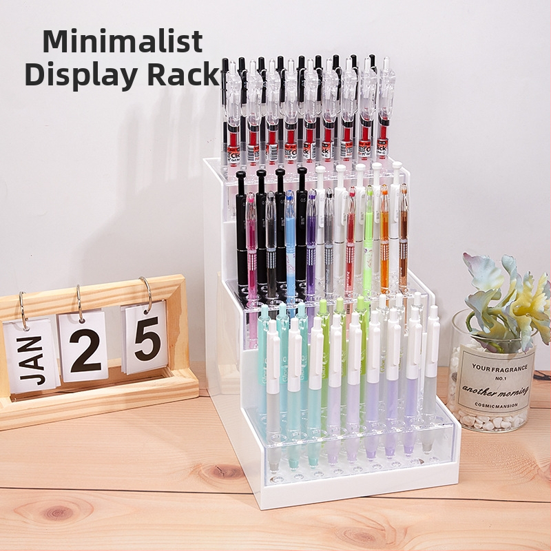 Plastmasas galda ekspozīcijas plaukts ar daudzpakāpju kāpņu dizainu, izstādes plaukts modelis, logotipa drukāšana un pielāgošana pieejama