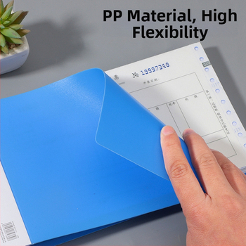 Haiboxin PVM sąskaitų byla, plastikinė, su vienu tvirtu klipu, modelis 5617/5619, skirta sąskaitoms ir kvitams