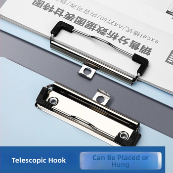 Deli 72641 plastinis klipsas plokštei su galingu spaudimu ir plokštės spaudu, logotipas