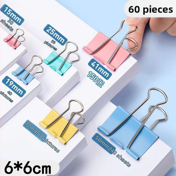 60 tk metallist klipsud büroo korraldamiseks (Bränd: Friendly; Tootekood: zms; Materjal: Metall)