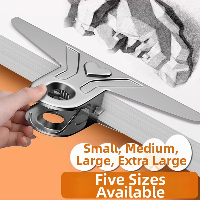 Zīmējumu dēļa klips ar garu asti, dzelzs klips zīmēšanai