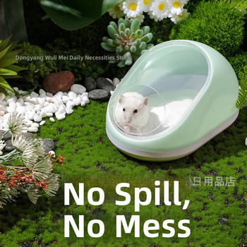 Hamsterių vonelė ir prieglauda – ABS medžiaga, daugiafunkcinis lizdas mažiems augintiniams