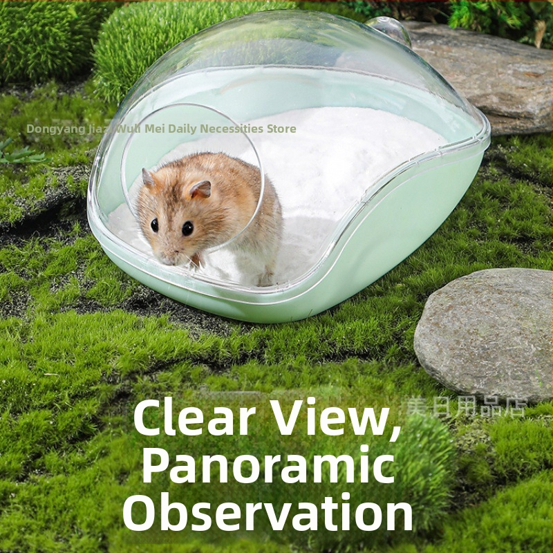 Hamsteru vannas un patvērums – ABS materiāls, daudzfunkcionāla ligzda maziem mājdzīvniekiem