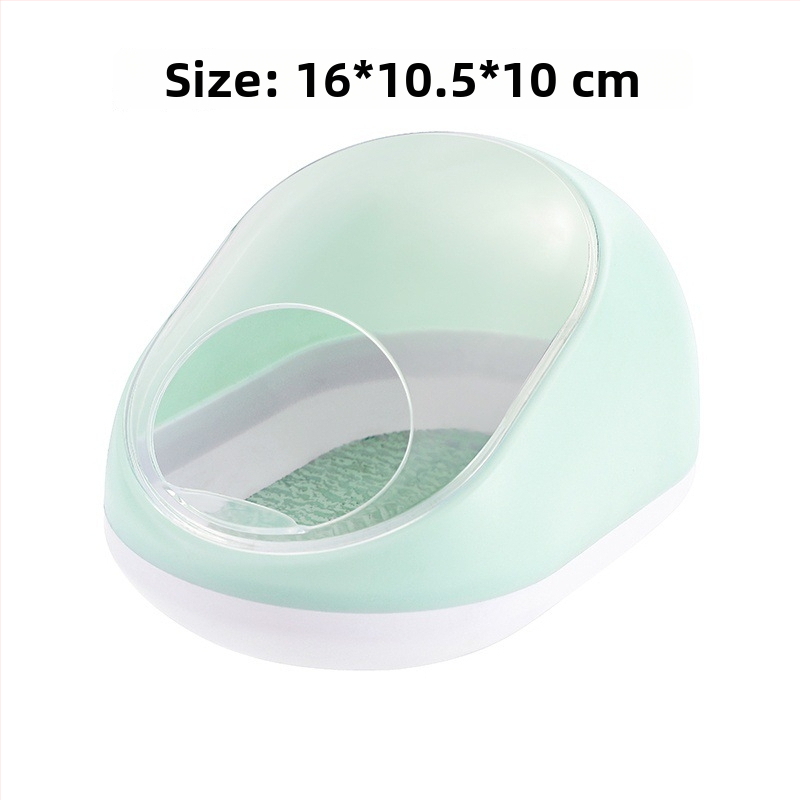 Hamsterių vonelė ir prieglauda – ABS medžiaga, daugiafunkcinis lizdas mažiems augintiniams