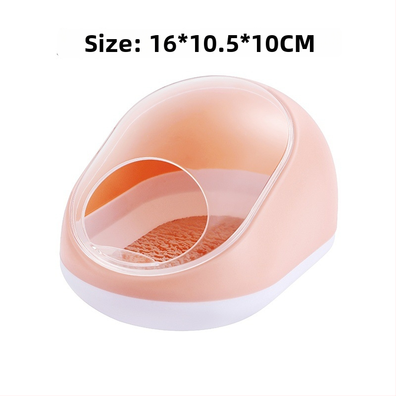 Hamsterių vonelė ir prieglauda – ABS medžiaga, daugiafunkcinis lizdas mažiems augintiniams