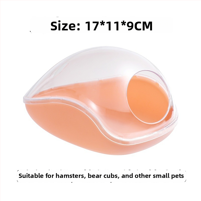 Hamsterių vonelė ir prieglauda – ABS medžiaga, daugiafunkcinis lizdas mažiems augintiniams