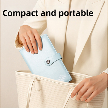 PQ918 PU odinės sąskaitų laikymo knygutė, Modelis PQ918, Popieriaus dydis 200x100, Užpakalinio pločio 15