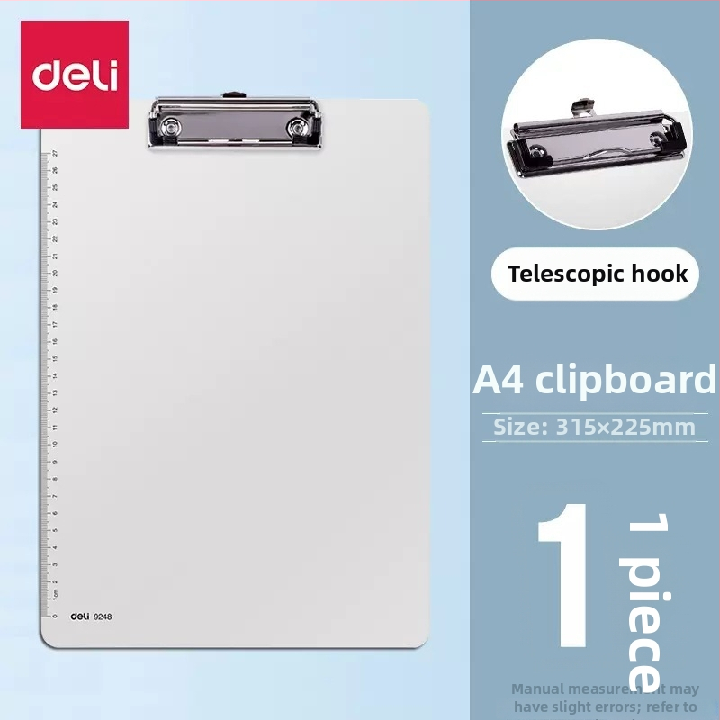 Dokumentų laikiklis klipsas, PP medžiaga, modelis 9248, be logotipo, be pritaikymo