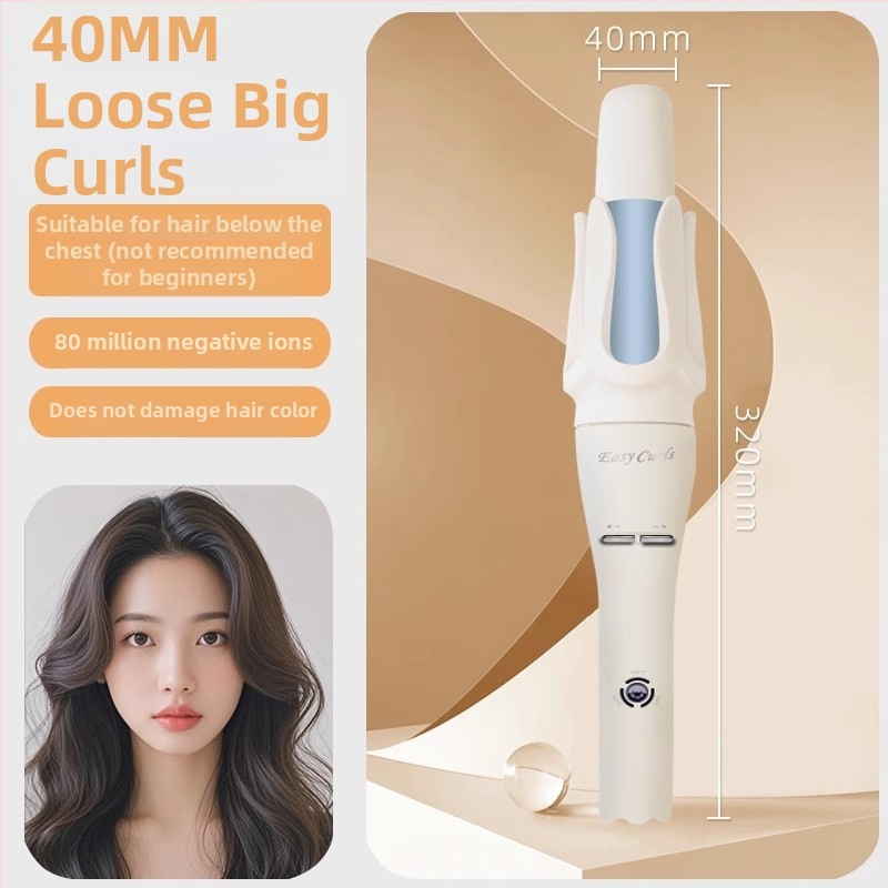 Automatická kulma na vlasy s turmalínovo-keramickým ohrevom, technológiou negatívnych iónov, troj-in-one styling: sušenie, kučerenie, rovnanie, 15 nastavení teploty, 220V