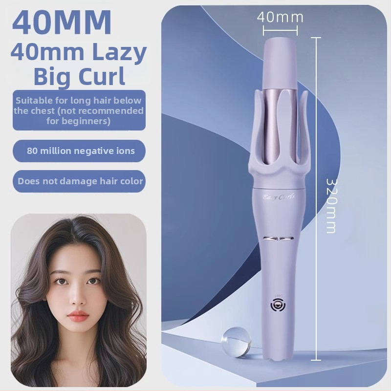 Automatická kulma na vlasy s turmalínovo-keramickým ohrevom, technológiou negatívnych iónov, troj-in-one styling: sušenie, kučerenie, rovnanie, 15 nastavení teploty, 220V