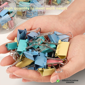 Metāla Long-tail Clip biroja organizatoram, 3 vienā, modelis a1262, Zhongchang