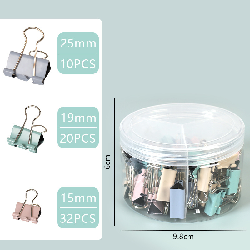 Metalni Long-tail Clip uredski organizator, 3-u-1, model a1262, Zhongchang
