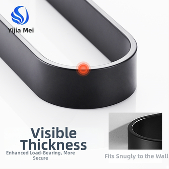 Prsten za ručnike od Space aluminija | Suvremen minimalistički stil | Anodizirana površina (Materijal: Space aluminij; Nosivost: 20 kg; Broj slojeva: jednoslojni)