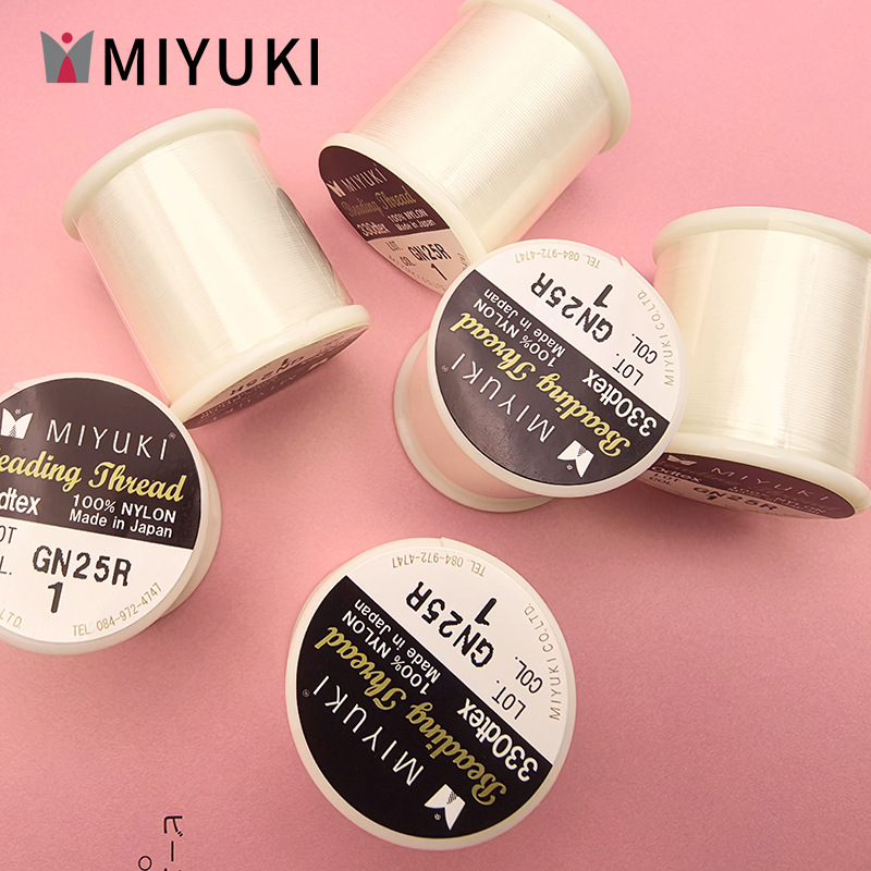 MIYUKI Najlon nit za perle za nakit, rižaste perle, DIY izrada nakita