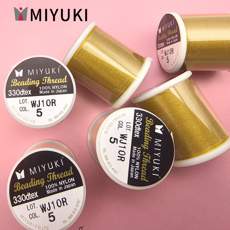 MIYUKI Najlon nit za perle za nakit, rižaste perle, DIY izrada nakita