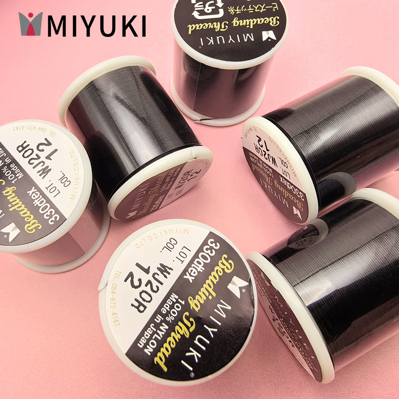 MIYUKI Najlon nit za perle za nakit, rižaste perle, DIY izrada nakita