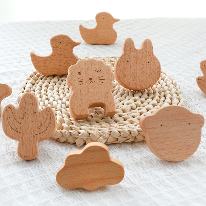 Mâner din lemn pentru sertar – lemn masiv, gravat, stil modern minimalist, model 0808