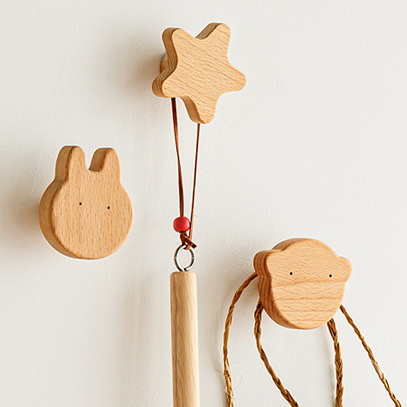 Mâner din lemn pentru sertar – lemn masiv, gravat, stil modern minimalist, model 0808