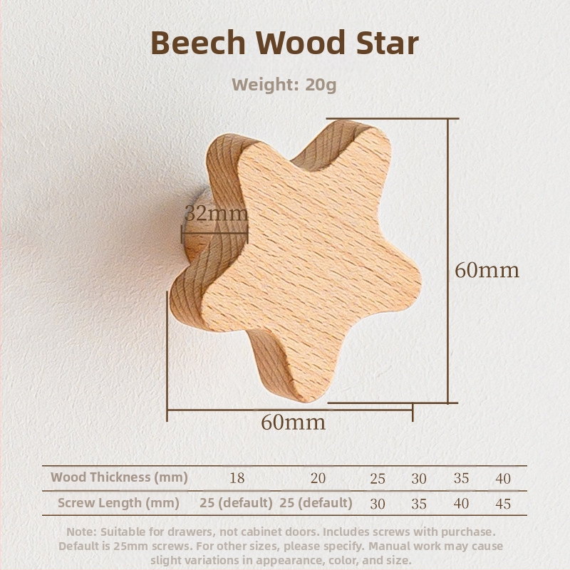 Medinė stalčiaus rankena – masyvus medis, graviruota, modernus minimalistinis stilius, modelis 0808