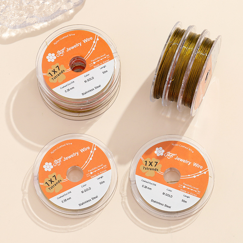 DIY rotaslietu stieple (Metāls; Elektroplatēšana; Zīmols: Nankong Rhinestones; Dabisks stils)