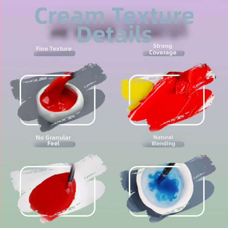 Set gouache za crtanje marke Warm Velvet — gouache boje, domaća proizvodnja, pogodna za poklon, bez IP odobrenja.